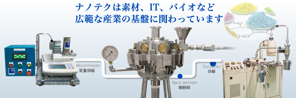 ナノテクは、素材、IT、バイオなど広範な産業の基盤に関わっています